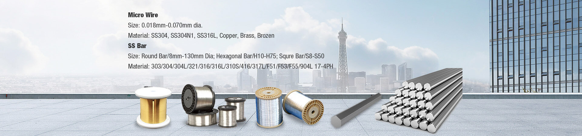 Stainless Steel Bar& Metal Micro- wire